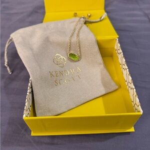 Kendra Scott Bracelet with Lime Green Pendant